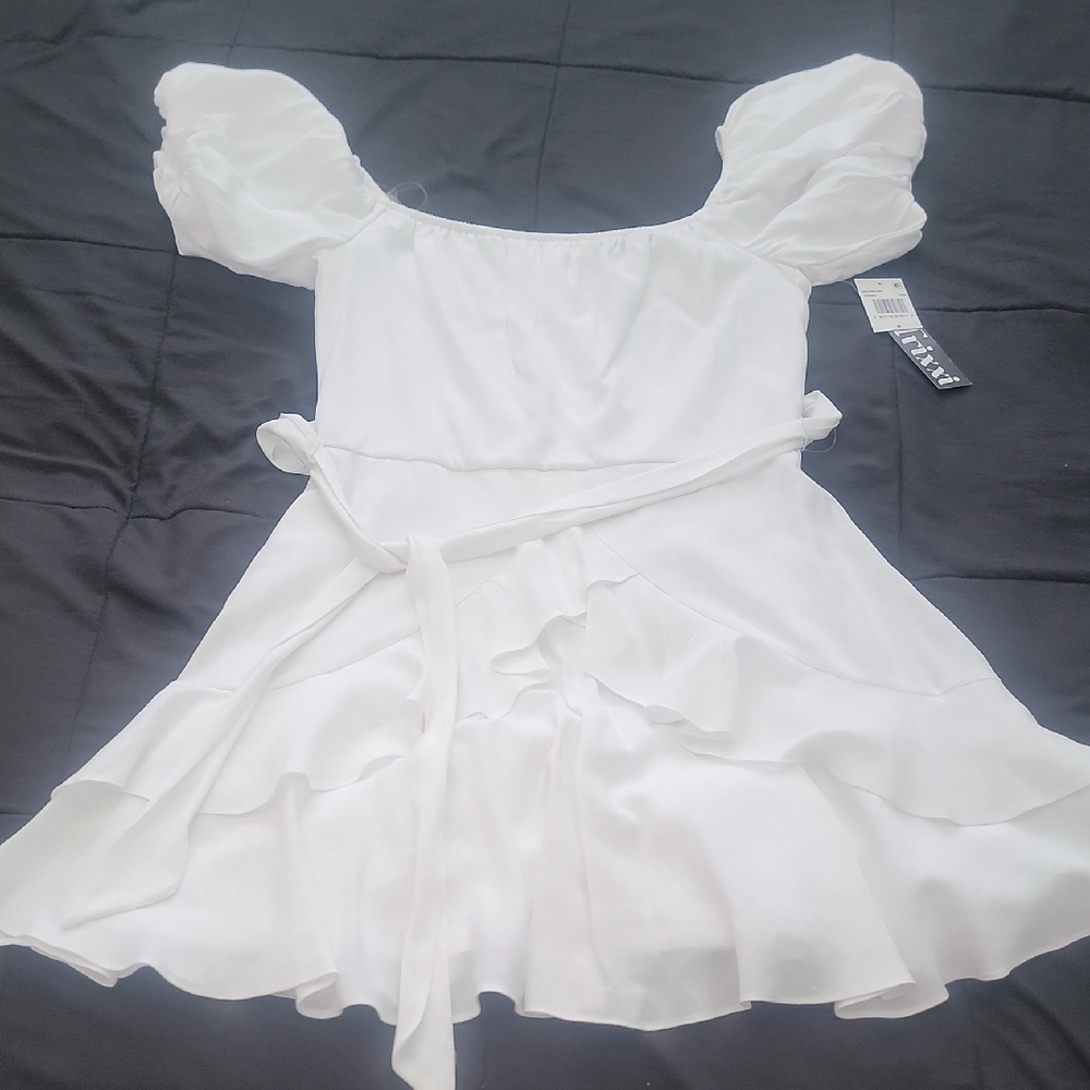 Trixxi White Junior Casual Dress
